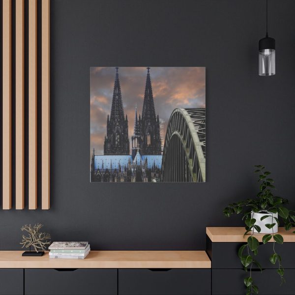101419-108.jpg Cologne Cathedral Hohenzollern Bridge Standard Canvas