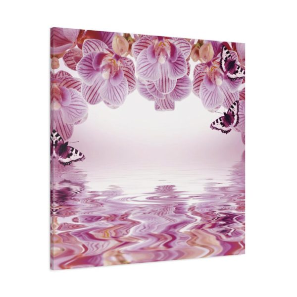 Orchid Background Flowers Standard Canvas
