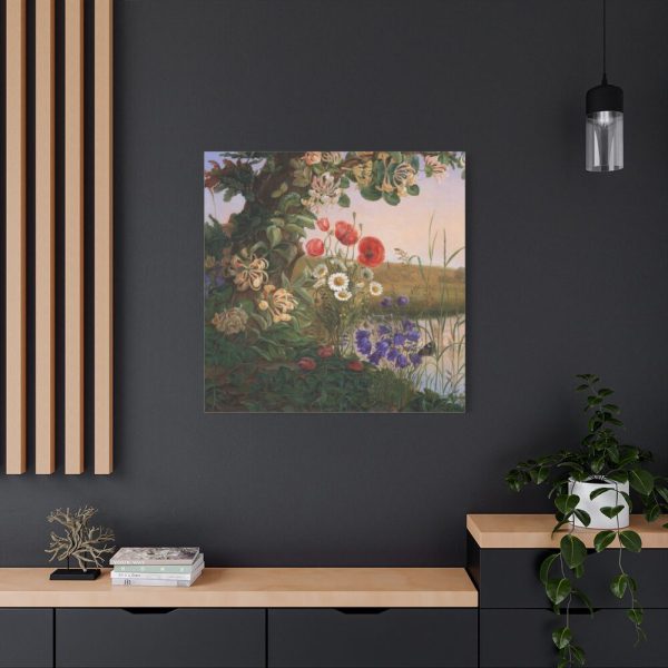 101419-38.jpg Flower piece by Christine Løvmand Standard Canvas