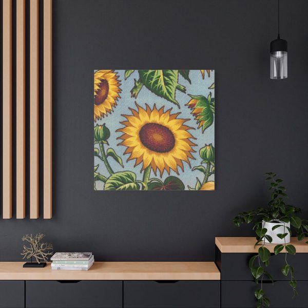 101419-48.jpg Sunflower Pattern Standard Canvas