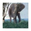 Art Painting Elephant Nature Standard Canvas
