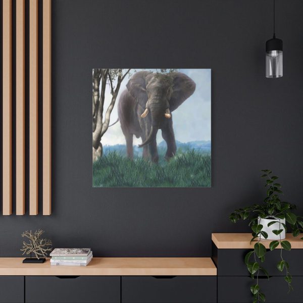 Art Painting Elephant Nature Standard Canvas