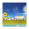 101419-86.jpg Sunflower Field With Blue Standard Canvas