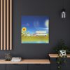 101419-88.jpg Sunflower Field With Blue Standard Canvas