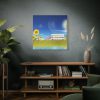 101419-89.jpg Sunflower Field With Blue Standard Canvas