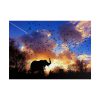101857.jpg Elephants and Birds in the Nature Poster