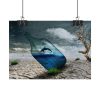 101857-16.jpg Bottle Dolphin in Desert Poster