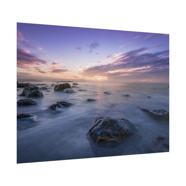 101857-37.jpg A Scenic Shot of The Clouds and Sunset Poster