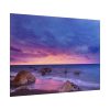 101857-42.jpg Rocks, Pink, Purple and Navy Sky Poster
