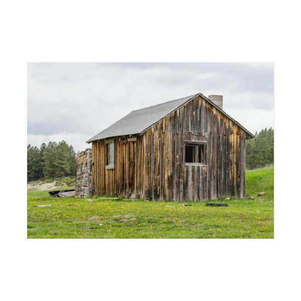 101857-45.jpg Old Cabin in Nature Poster