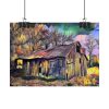 101857-56.jpg Shed Shack House Woden Poster