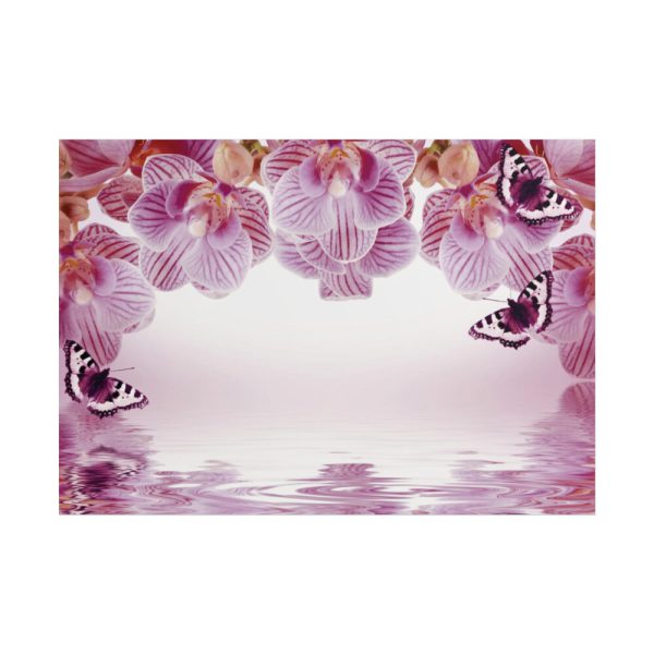 Orchid Background Flowers Poster