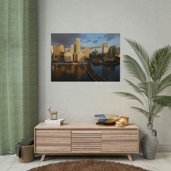 101875-1000.jpg Skyline in Miami, Florida Poster