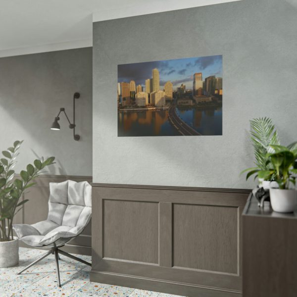 101875-1001.jpg Skyline in Miami, Florida Poster