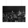 Black and White urban City Poster