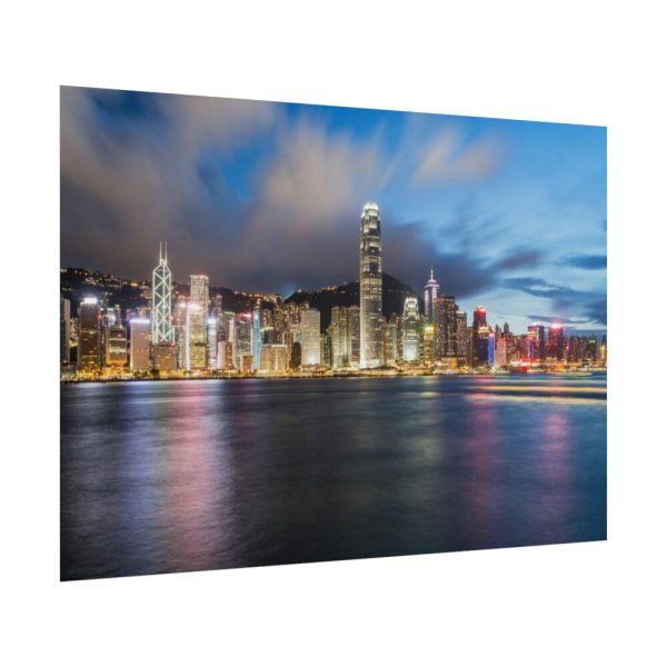 Skyline in Hong Kong Poster