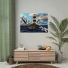 Lighthouse and Seagulls Poster