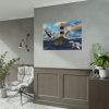 Lighthouse and Seagulls Poster