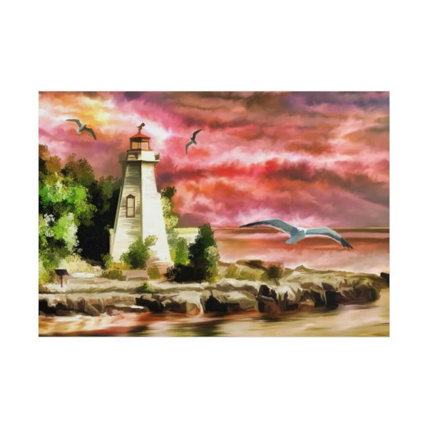 101875-1062.jpg Lighthouse Art by Santiago Lopez Ballesteros Poster