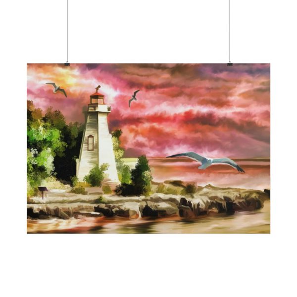 101875-1063.jpg Lighthouse Art by Santiago Lopez Ballesteros Poster