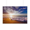 101875-1083.jpg Sunset and Ocean in California Poster