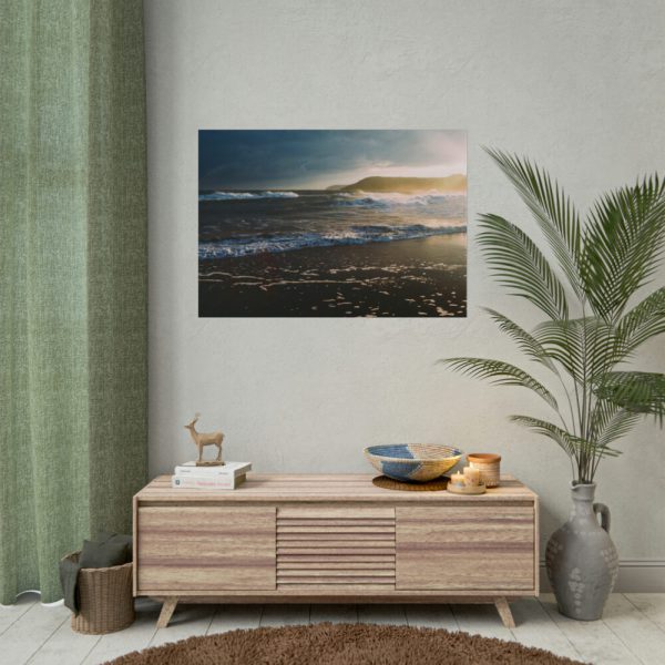 Sunlight on the Ocean Poster