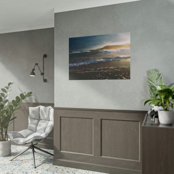 Sunlight on the Ocean Poster