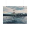 101875-1103.jpg Antarctic Lighthouse Tierra Del Fuego South America Poster