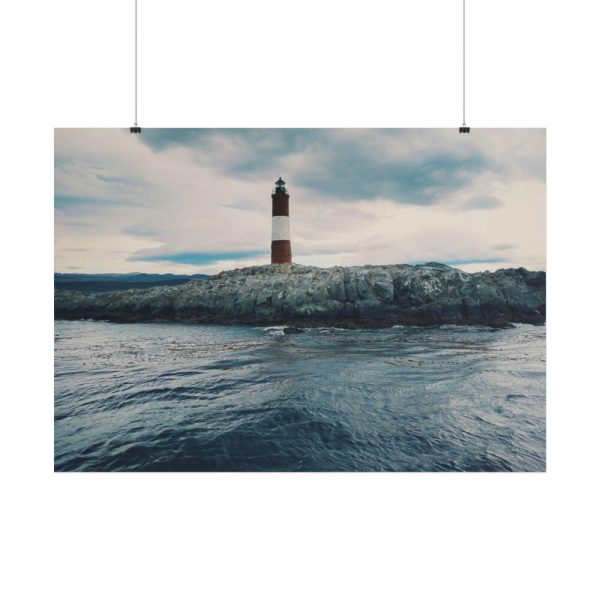 101875-1103.jpg Antarctic Lighthouse Tierra Del Fuego South America Poster
