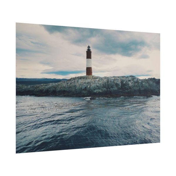 101875-1104.jpg Antarctic Lighthouse Tierra Del Fuego South America Poster