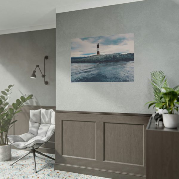 101875-1106.jpg Antarctic Lighthouse Tierra Del Fuego South America Poster