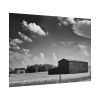 Black and White Barn Poster