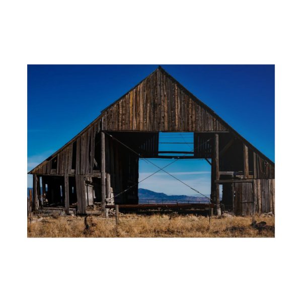 101875-1122.jpg Barn Old Weathered Wooden Poster