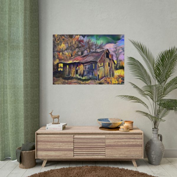 101875-1155.jpg Shed Shack House Woden Poster