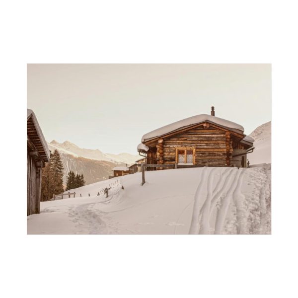 101875-1157.jpg Cabin in the Winter Poster
