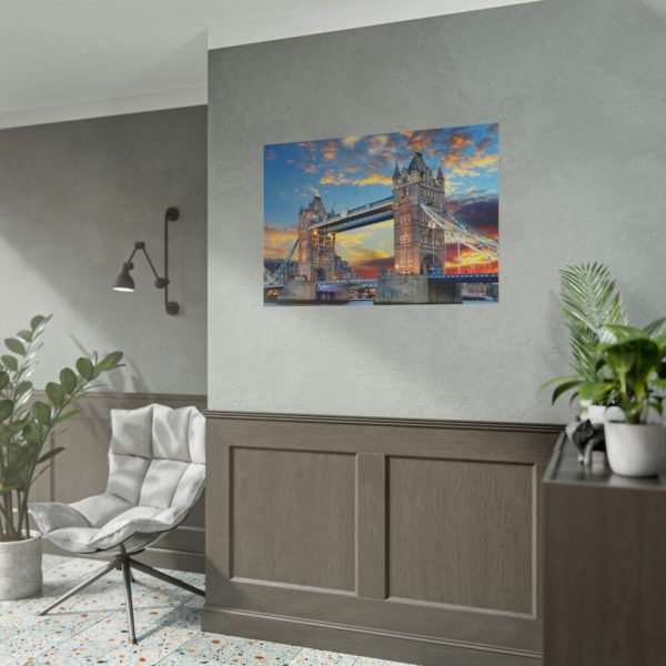 101875-1166.jpg Bridge Thames River Historic Landmark Poster