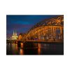 101875-1192.jpg Bridge and Cathedral in the Night Poster