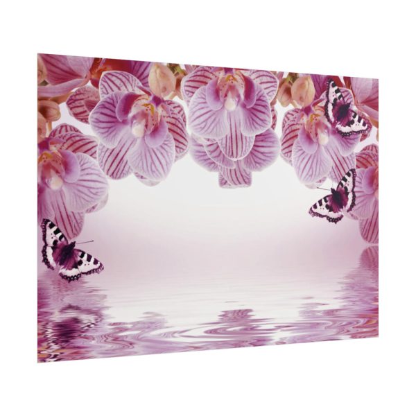 Orchid Background Flowers Poster