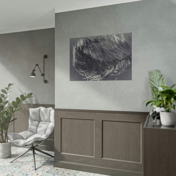 101875-1201.jpg Bird Feather Poster