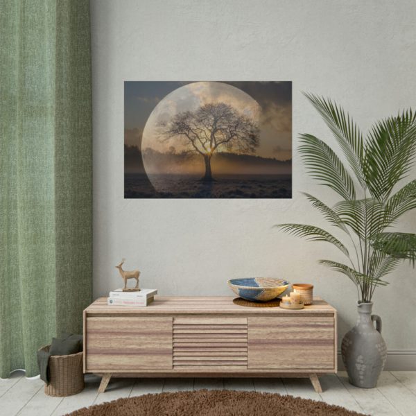 Moon Tree Atmosphere Poster