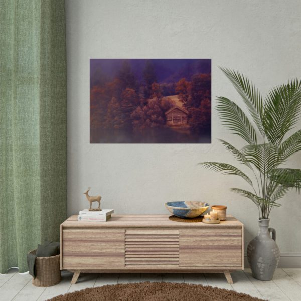 101875-1230.jpg Cabin on the Lake Poster