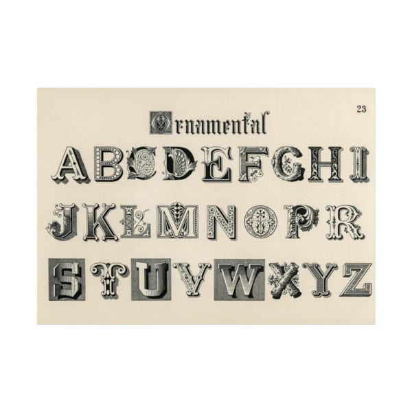 101875-1257.jpg Draughtsman's Alphabets by Hermann Esser Poster