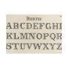 101875-1267.jpg Rustic Draughtsman's Alphabets by Hermann Esser Poster