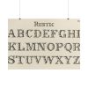 101875-1268.jpg Rustic Draughtsman's Alphabets by Hermann Esser Poster