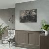 101875-139.jpg Big Elephant with Two Lion Poster