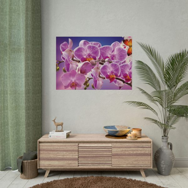 Orchids Flowers Poster