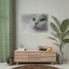 Beautiful Cat with Green Eyes Poster