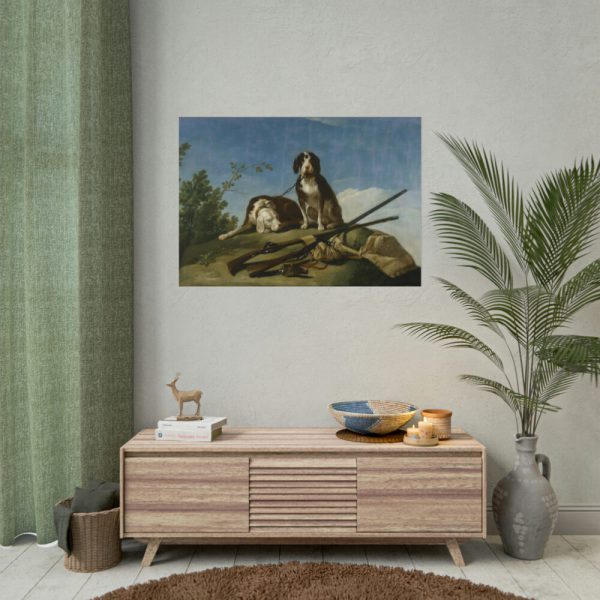 Hunting Dogs by Francisco Goya Poster