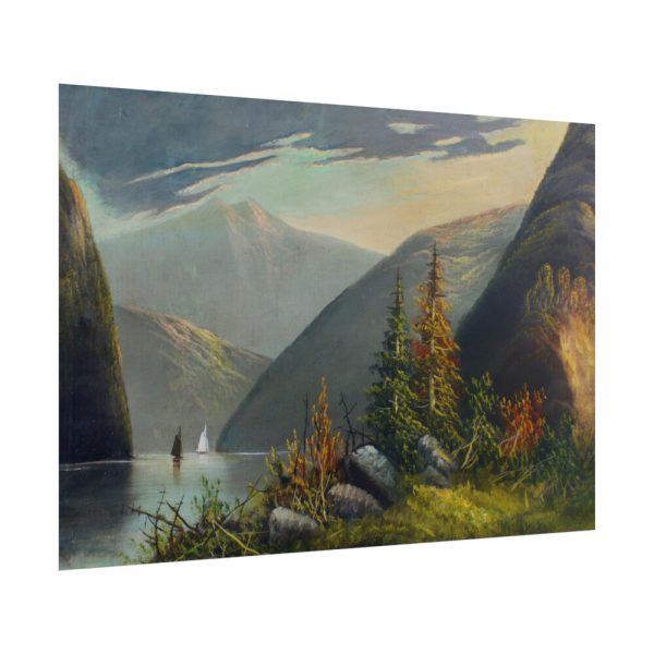 Mountain Lake Landscape Poster