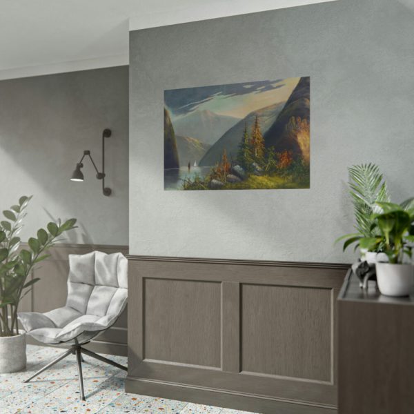 Mountain Lake Landscape Poster